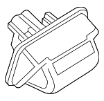 DFR551270E - Electrical: License Plate Light Assembly for Mazda Image