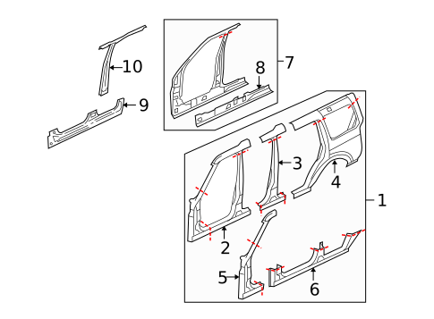 Uniside for 2006 Land Rover LR3 #0