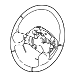 4811050J10P4Z - Steering: Steering Wheel for Suzuki Image