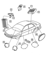 4760293AF - : AMPLIFIER RADIO for Chrysler: 300M, Concorde | Dodge: Intrepid Image