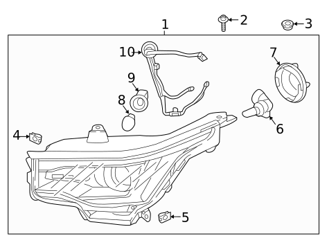 Combination Lamps for 2017 GMC Acadia #0