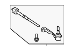 32105B5FE28 - Steering: Tie Rod Assembly for BMW Image