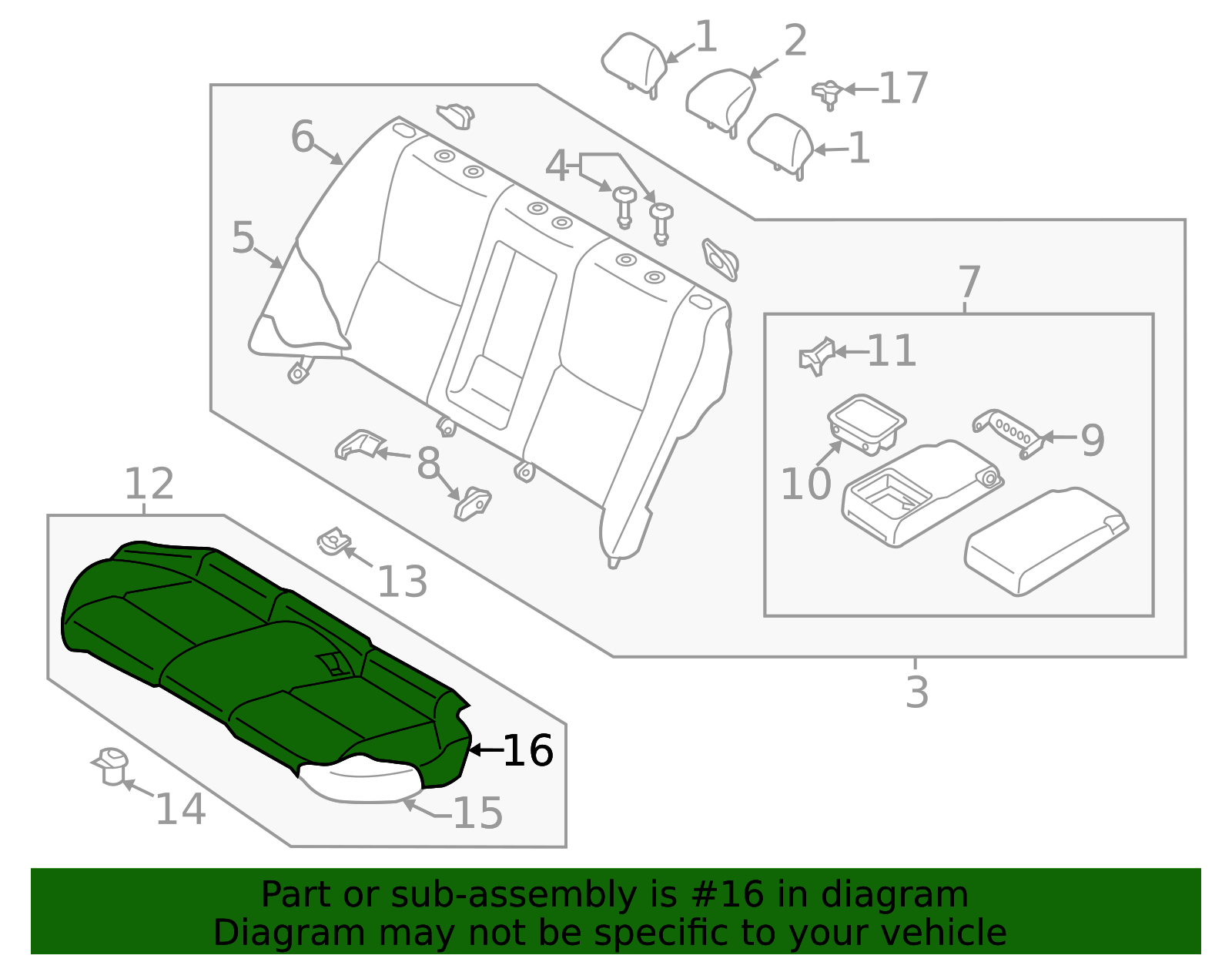 2017-2020 Infiniti Cushion Cover 883204HK1B | Faulkner Infiniti of ...