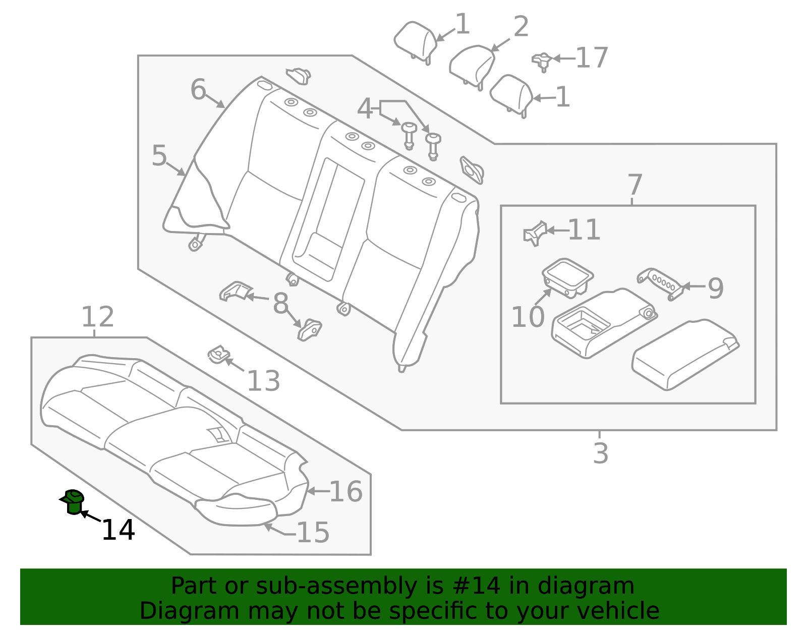88304-EG000 - High-Quality Cushion Assembly Hook for 2006-2024 Infiniti ...