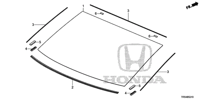 Rear Windshield for 2013 Honda Civic #0
