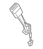 4K8857755PMNB - Electrical: Buckle for Audi: A6 allroad, A6 Quattro, A7 Sportback, e-tron Quattro, e-tron S, e-tron S Sportback, e-tron Sportback, Q8 e-tron, Q8 e-tron Sportback, RS6 Avant, RS7 Sportback, S6, S7 Sportback, SQ8 e-tron, SQ8 e-tron Sportback Image