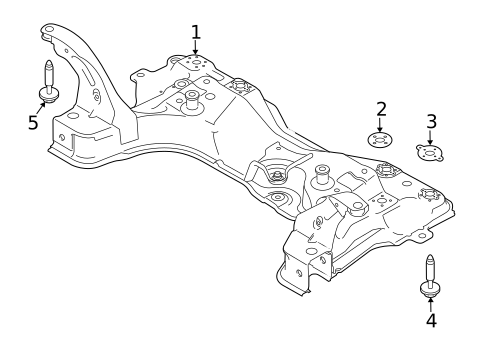 Suspension Mounting for 2010 Ford Transit Connect #0