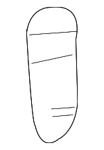 9046710203 - Body: Park Brake Cover Clip for Lexus: ES300, ES300h, ES330, ES350, GS300, GS350, GS430, GS450h, GS460, GX470, IS F, IS300, LX570, RX330, RX350, RX400h, RX450h Image