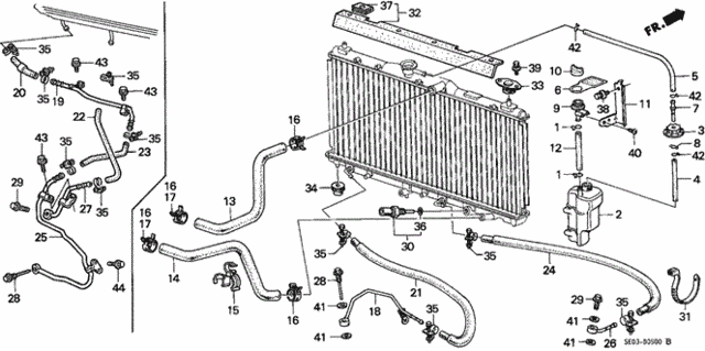 Radiator Hose for 1987 Honda Accord #0