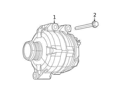 Alternator for 2012 Chrysler 300 #1