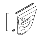 82901ZW41A - Body: Trim Panel Assembly for Nissan Image