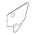 82860ZW41A - Body: Water Deflector for Nissan Image