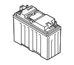 61215B3F325 - Electrical: Battery for BMW: 330e, 330e xDrive, 330i, 330i xDrive, 430i, 430i Gran Coupe, 430i xDrive, 430i xDrive Gran Coupe, 530e, 530e xDrive, 530i, 530i xDrive, 540i, 540i xDrive, 740i, 740i xDrive, 745e xDrive, 750i xDrive, 840i, 840i Gran Coupe, 840i xDrive, 840i xDrive Gran Coupe, Alpina B7, Alpina B8 Gran Coupe, Alpina XB7, M240i xDrive, M340i, M340i xDrive, M440i, M440i Gran Coupe, M440i xDrive, M440i xDrive Gran Coupe, M5, M550i xDrive, M760i xDrive, M850i xDrive, M850i xDrive Gran Coupe, X3, X5, X6, X7, Z4 Image