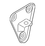 61216827078 - Electrical: Battery Tray Bracket for BMW Image