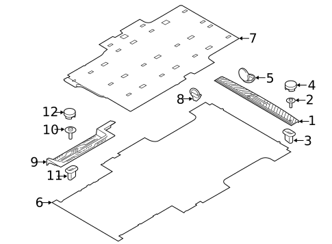 Interior Trim - Rear Body for 2022 Ford Transit-350 HD #1