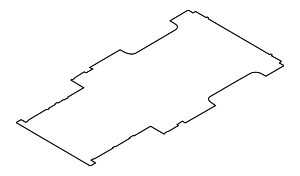HK4Z6113046FA - Body: Mat - Floor for Ford Image