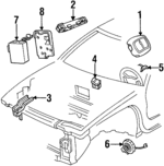 16176239 - Electrical: Sensor for Buick: Skylark | Oldsmobile: Achieva | Pontiac: Grand Am Image