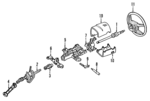 F2TZ3E751A - Steering: Steering Coupling for Ford Image