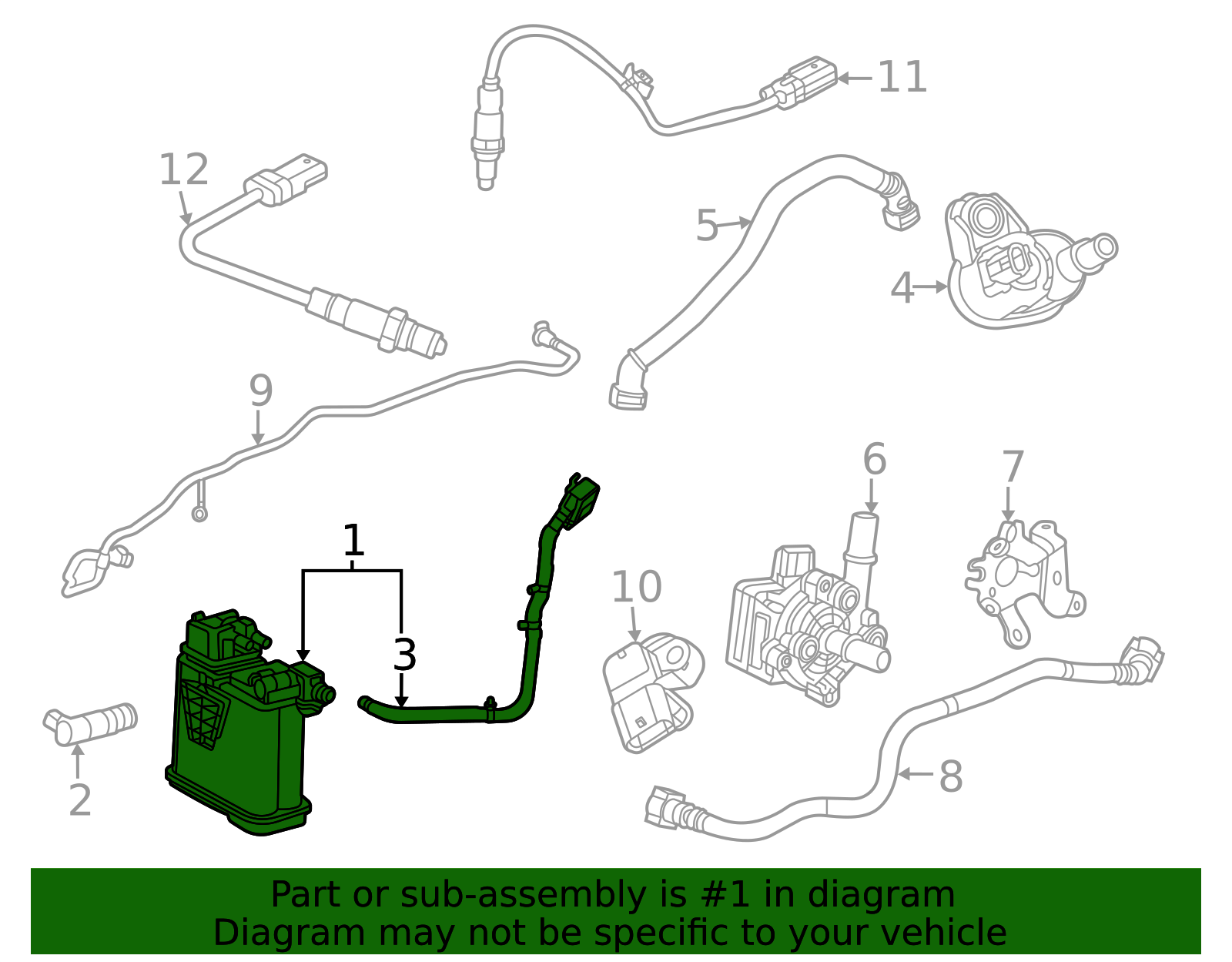 2020-2026 GM Vapor Canister 42853016 GM | GMPartsDirect.com