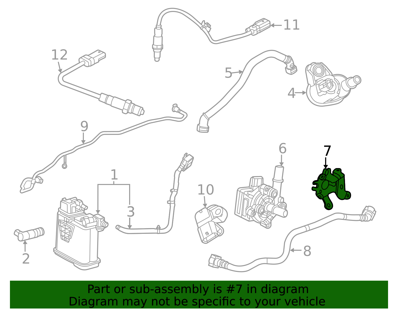 2021-2026 GM Mount Bracket 12673907 GM | GMPartsDirect.com