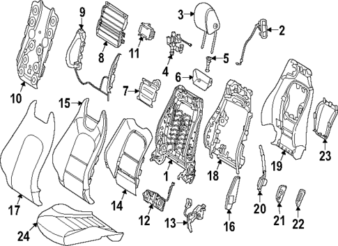 Heated Seats for 2023 Mercedes-Benz E450 #1