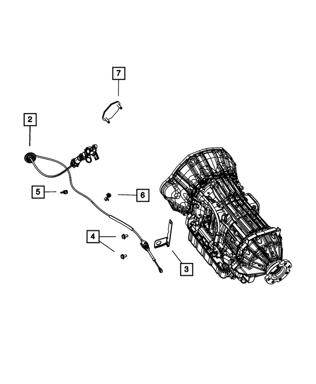 53032844AB - AS66RC; 6-Speed; Automatic Transmission: Clip for Mopar Image