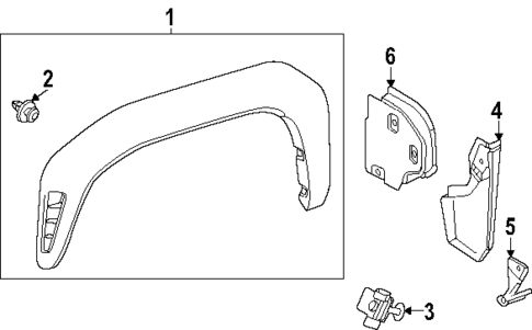 Exterior Trim - Fender for 2025 Toyota 4Runner #0