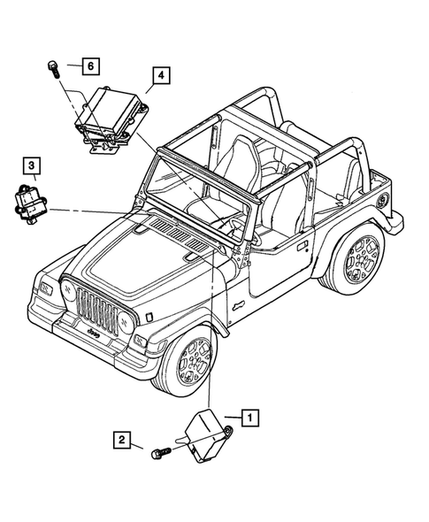 Modules for 2004 Jeep Wrangler #0