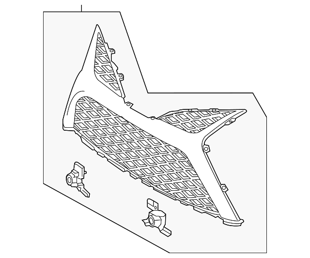 53102-06630 - Lower Grille 2021-2024 Toyota Camry | Longo