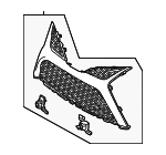 5310206390 - : Lower Grille for Toyota: Camry Image