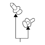 155305933 - Body: Fender Liner Clip for Nissan: 370Z, Altima, ARIYA, Armada, Cube, Frontier, GT-R, Juke, Kicks, Kicks Play, LEAF, Maxima, Micra, Murano, NV1500, NV200, NV2500, NV3500, Pathfinder, Qashqai, Quest, Rogue, Rogue Select, Rogue Sport, Sentra, Versa, Versa Note, Z Image