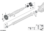 26111229360 - Prop Shaft: Universal Joint for BMW Image