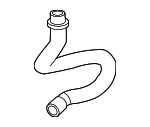 C2D3593 - : Power Steering Suction Hose for Jaguar: XJ, XJR, XJR575 Image
