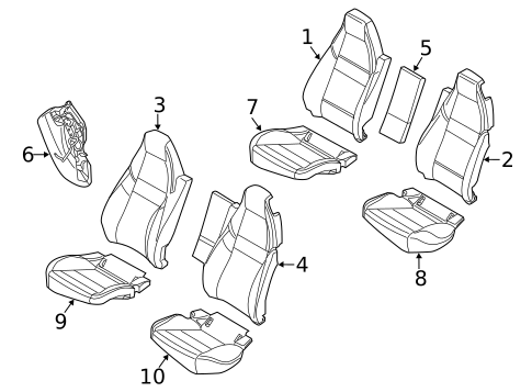 Rear Seat Components for 2016 Porsche Panamera #0