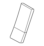 97052256100 - Body: Pad for Porsche: Panamera Image