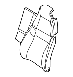 97052214184DAF - Body: Seat Back Cushion Cover for Porsche: Panamera Image