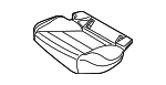 97052257106 - Body: Seat Cushion Pad for Porsche: Panamera Image