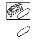 BT4Z10849AA - : 2011 Ford Edge - Instrument Cluster for Ford: Edge Image