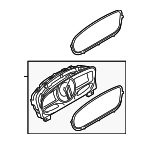 CT4Z10849CA - : 2012-2013 Ford Edge - Cluster Assembly for Ford: Edge Image