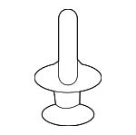 11589290 - Body: Bumper Cover Retainer for GM Image