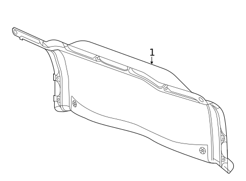 Rear Body for 2020 Chevrolet Corvette #2