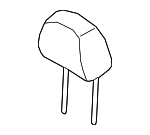 88700G3000PXD - Body: Headrest for Hyundai: Elantra GT Image