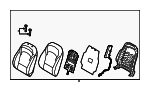 88400G3060PXD - : Seat Back Assembly for Hyundai Image