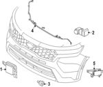 99120P2501 - : Radar Sensor for Kia: Sorento Image