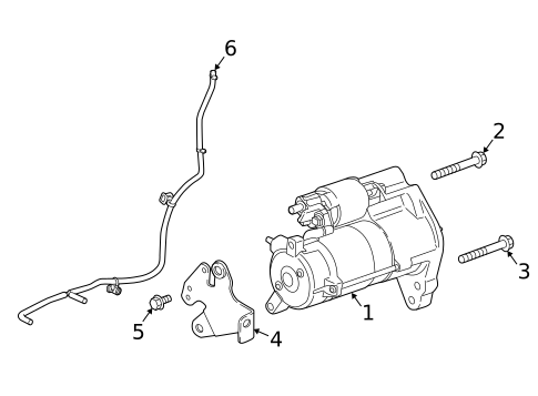 Starter for 2021 Land Rover Range Rover #0
