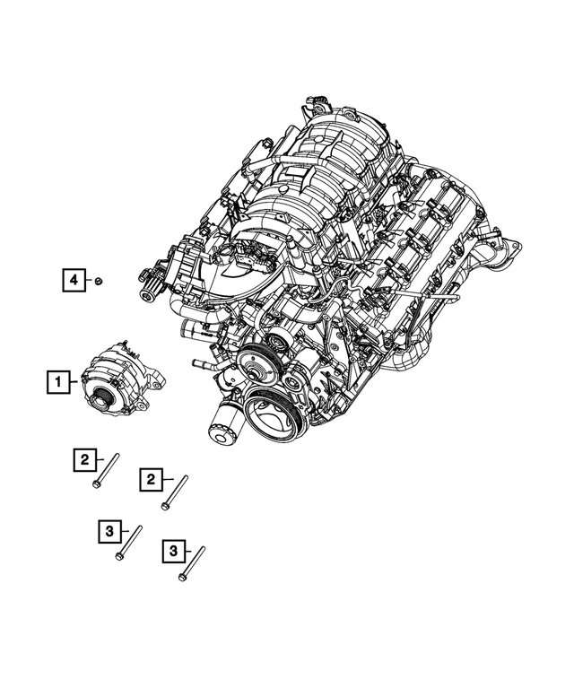 R6029644AB - Electrical: Engine Generator for Mopar Image