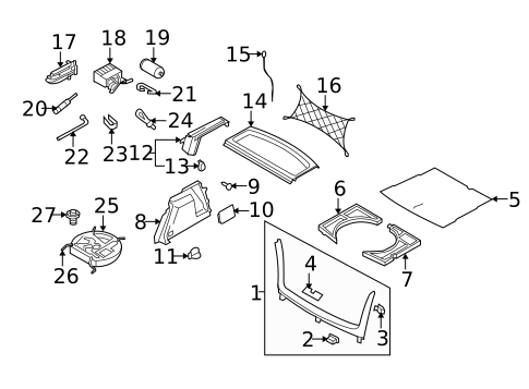 Interior Trim - Rear Body for 2012 Volkswagen GTI #0