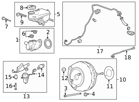 Brake Hydraulics for 2017 Cadillac XTS #0