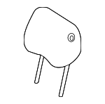 LR104277 - Body: Headrest for Land Rover: Range Rover Sport Image