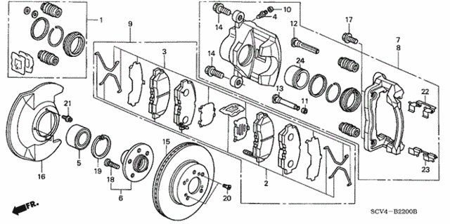Front Brake (Disk) for 2004 Honda Element #0
